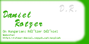 daniel rotzer business card